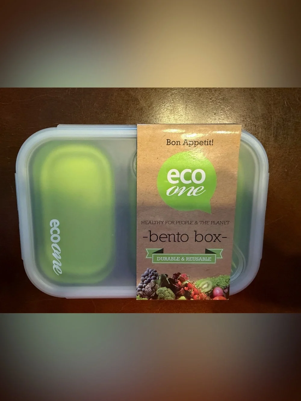 *Lot of 3* Bento Box Lunch Container - Yellow, Green, Pink